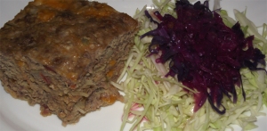 St. Benedict's Meatloaf  and Irish Little People Salad/Slaw